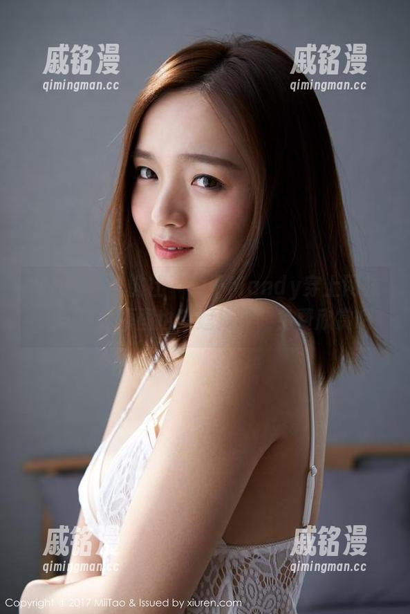 MiiTao蜜桃社 - 陌子Mandy穿上网袜，即使是原图也遮遮掩掩，免费欣赏哦