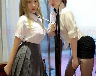 模范学院 – 原图中的柳侑绮Sevenbaby，油亮得自己都快反光了