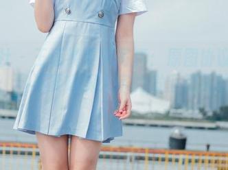 波萝社 – 王语纯夏天写真：原图协议书第一条：请不要窥探人家的发型和买的小裙子！
